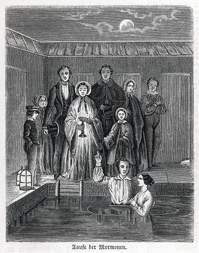 baptism at the founding of the LDS Church